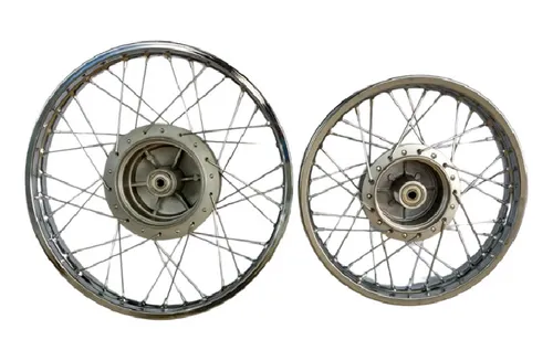 comprar Par Roda Completa Dianteira E Traseira Biz 110 Freio Tambor