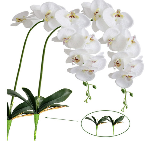 Fagushome Phalaenopsis - Flores Artificiales De Seda De 41 P