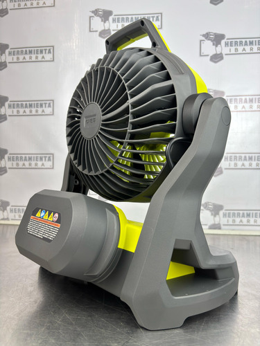 Ventilador Con Rociador Ryobi 18v Pcl851k 7-1/2in 1.5ah Set 19.05 Cm 60 Verde/gris Gris Plástico 3