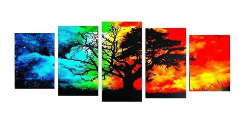 Cuadro Árbol De La Vida Color 4 Estaciones Año 