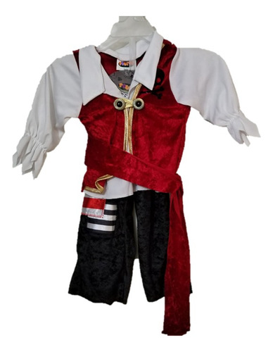 Disfraz Niño-niña Halloween - Pirata Dos Piezas Talla 1 Año
