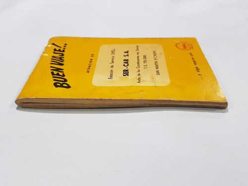 Imagen 3 de 10 de Antigua Publicidad Shell Mapa Rutas Souvenir Guía Mag 58314