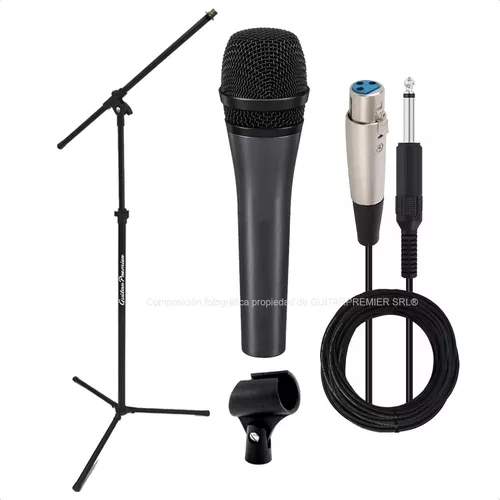 Microfono Profesional Dinamico 835 + Funda Cable Pie Pipeta