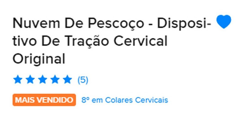 Imagem 6 de 7 de Nuvem De Pescoço - Dispositivo De Tração Cervical Original