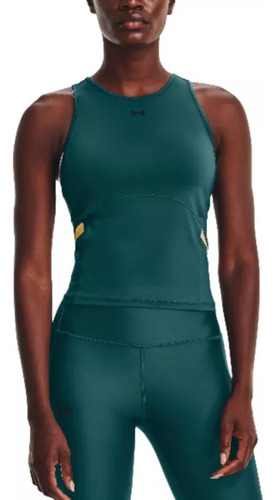 Tank Top Fitness Under Armour Armour Mesh Verde Mujer 137394