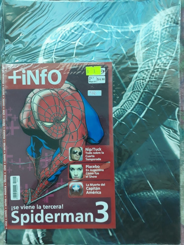 Revista +info Con Poster Spiderman 3