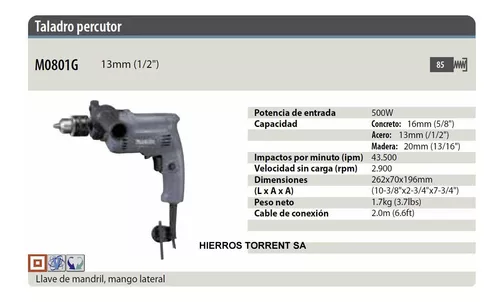 Taladro Percutor Makita MT-M0801G