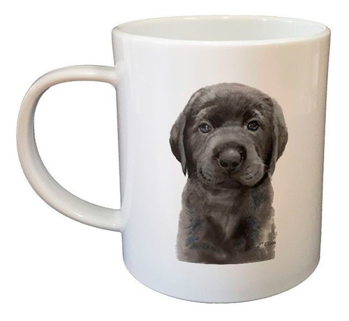 Taza De Plastico Perro Labrador Chocolate Bebe Puppy