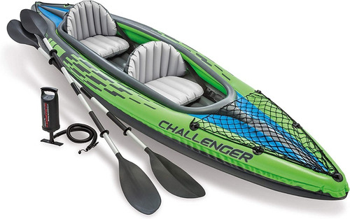 Kayak Deportivo Doble Inflable Con Bomba Challenger