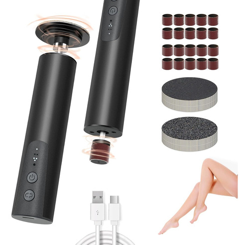 Recargable Removedor De Callo Lima Para Pies+taladro De Uñas