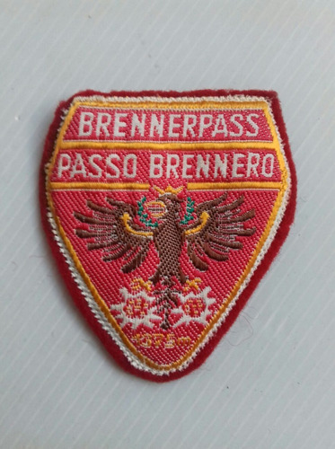 Parche Escudo Passo Brennero Brennerpass Alpes Italia Austri