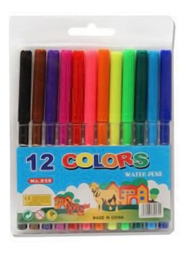 Marcadores Silvapenes Para Colorear Pintar X 12 