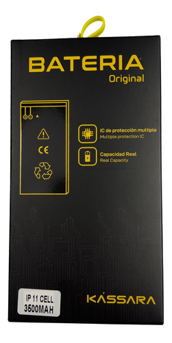 Batería Kássara For iPhone 11 Capacidad Incrementada 3500mah