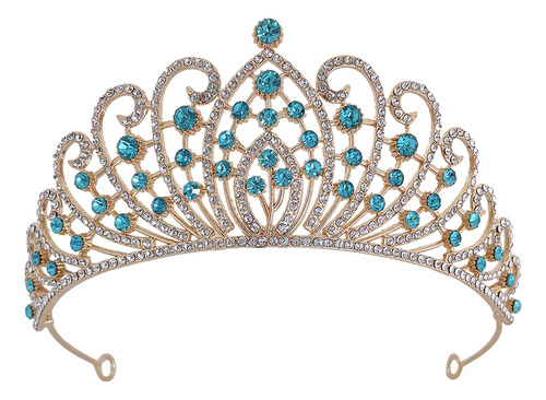 Tiara De Diamantes De Imitación Con Corona De Novia Para Bod