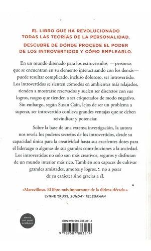 Quiet El Poder De Los Introvertidos En Un Mundo Incapaz De C