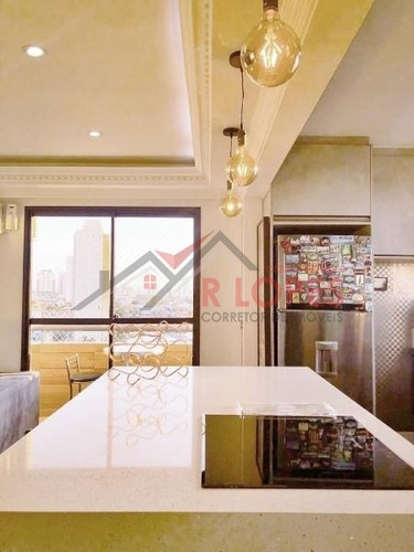 Imagem 10 de 30 de Lindo Apartamento Para Venda No Bairro Tatuapé, 3 Dorm, 1 Suíte, 2 Vagas, 108 M - 2064