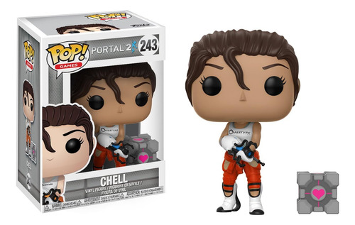 Funko Pop! Games: Portal 2 Chell With Portal Gun Figure #243