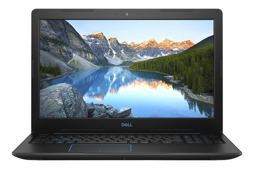Notebook Dell G3 3579 negra 15.6", Intel Core i5 8300H  8GB de RAM 256GB SSD, NVIDIA GeForce GTX 1050 Ti 1920x1080px Windows 10 Home