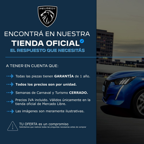 Imagen 2 de 3 de Pomo De Palanca Peugeot 308 Original 5 Cambios