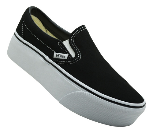 Tenis Vans Classic Slip-on Vn0a7q5rbmx Canvas Black/true Wht