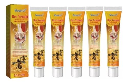 Gel De Tratamiento Profesional Con Veneno De Abeja 5 Uds.