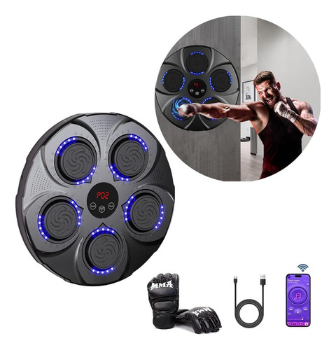 Maquina De Boxeo Musical, Recargable Bluetooth De Equipo