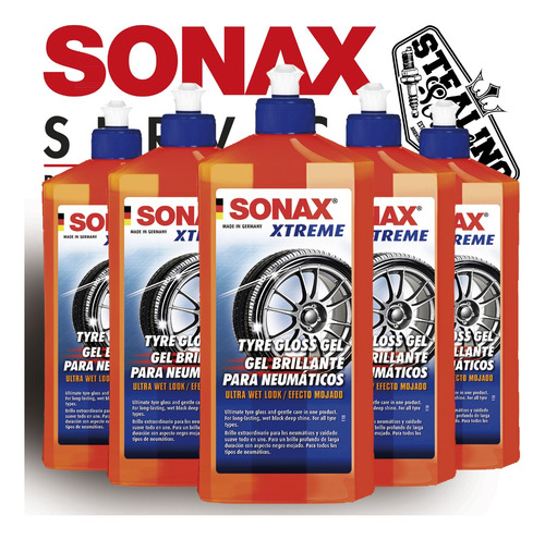 Sonax | Tyre Gloss Gel | Acondicionador De Cubiertas | 500ml