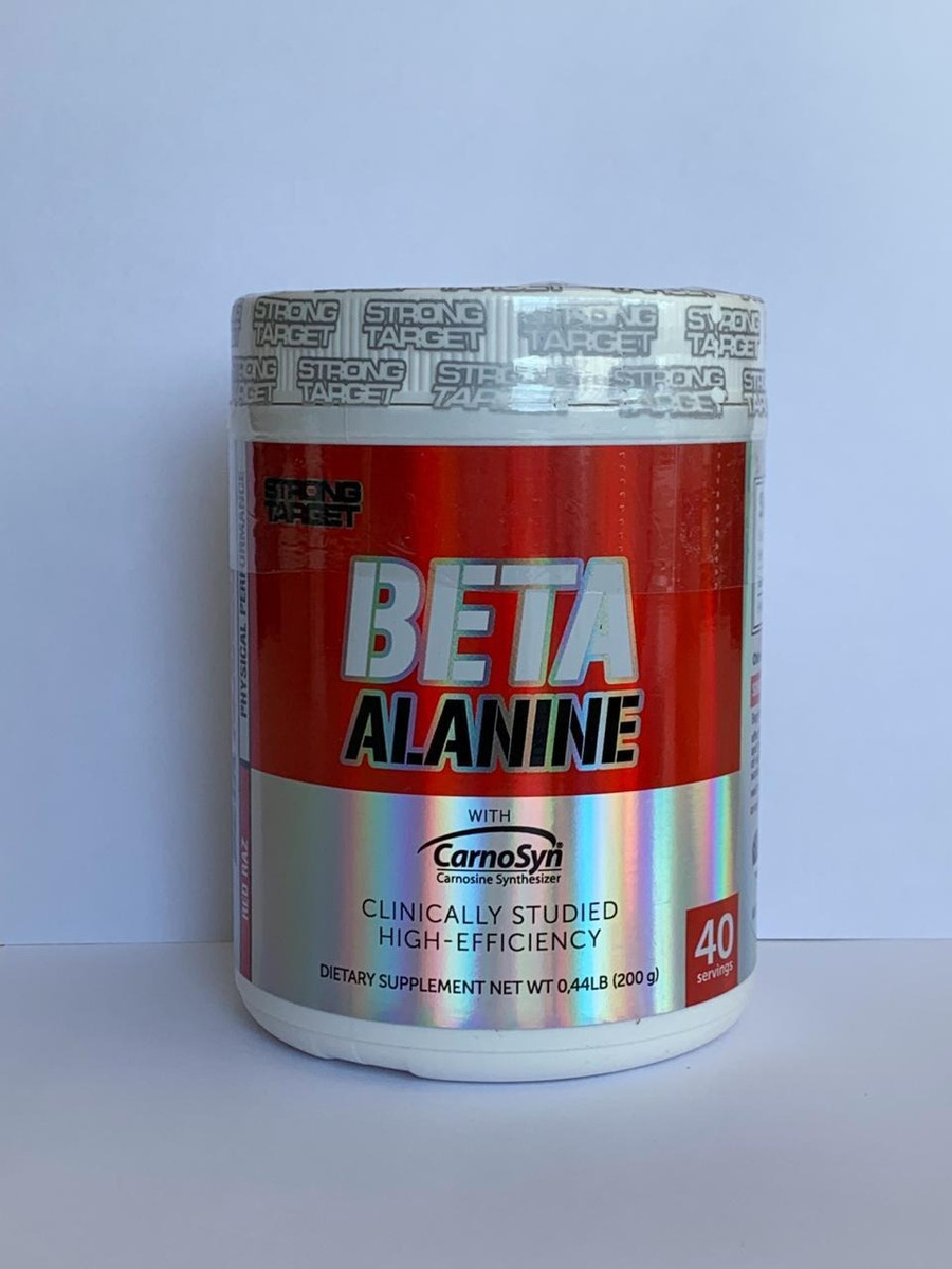 Pré Treino Com Beta Alanina Pré-treino Beta Alanina Importada Strong Target 200g | Mercado Livre