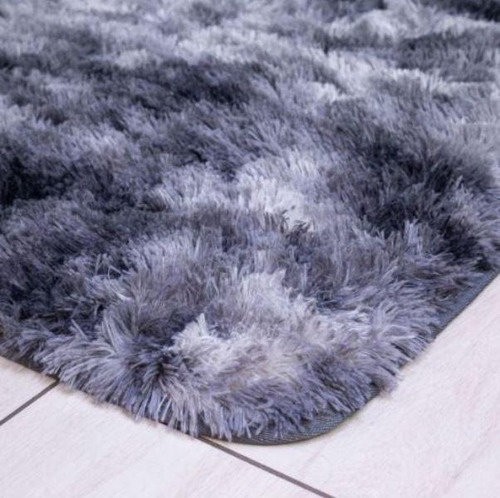 Tapete Felpudo, Peludo Macio 2,50 M X 2,00 M Cinza Mesclado
