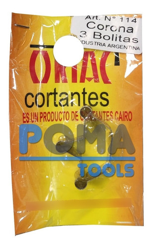 Mini Cortante Corona 3 Bolitas  3,1 Cm Fondant Cupcakes Orc