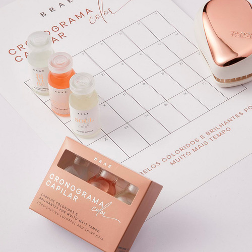 Kit Braé Blond Repair Duo E Cronograma Capilar Color