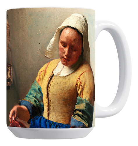 Taza Grande La Lechera - Johannes Vermeer