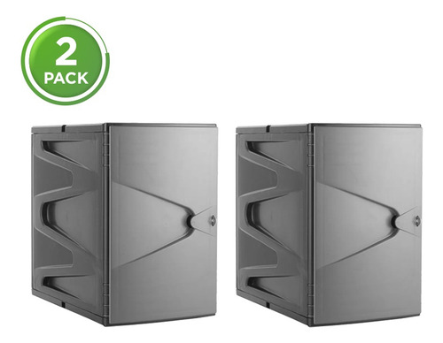 Locker Modular Estra Gris 45 Cm, Pack 2 Gris