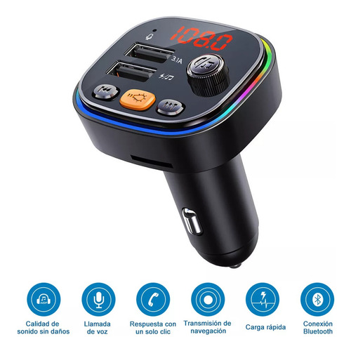 Transmisor Receptor De Adaptador Bluetooth Para Auto Estéreo
