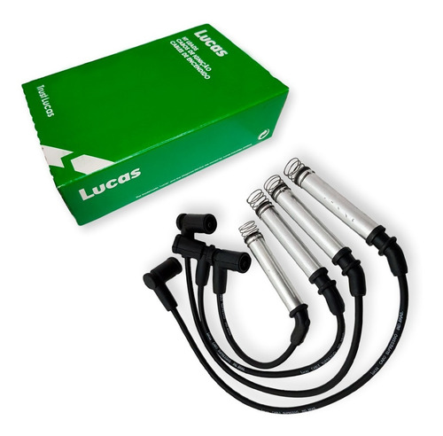 Imagen 2 de 4 de Kit Cables+bujias Ford Fiesta 08/11 1.6 8v Zetec Rocam