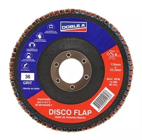 Discos Flap Doble A Amoladora Oxido 115 Mm