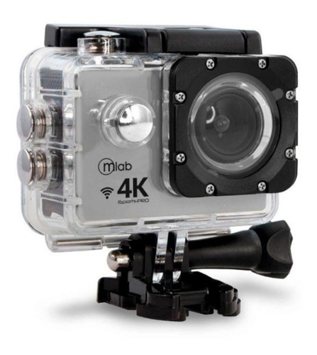 Cámara Deportiva Mlab I Sports Gopro 4k Gris