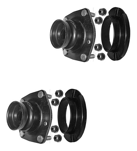 2-bases Para Amortiguador Del Commander 8 Cil 4.7l 06-09