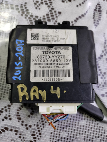Módulo De Advertencia De Robo Anti Theft Toyota Rav4 2015-17