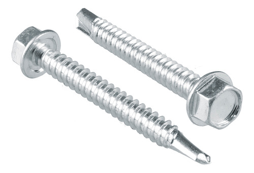 Pija Cabeza Hexagonal Con Rondana 1-1/4 X #14, 50 Piezas