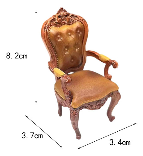 Silla De Muñeca Para Decorar Tu Hogar, Diseño Amarillo