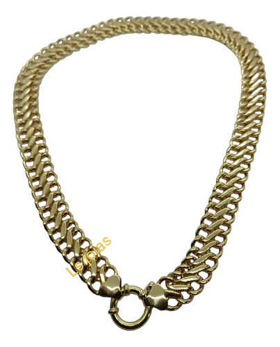 Conjunto Corrente E Pulseira Lacraia Ouro 18k