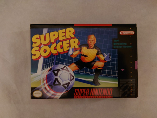 Super Soccer Snes Juego Completo Muy Buen Estado