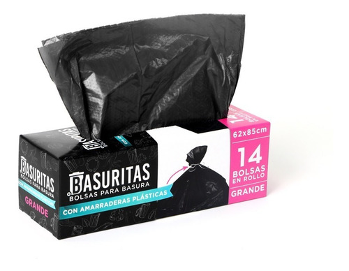 Imagen 5 de 7 de Pack 40 Bolsas De Basura Chicas Y 28 Grandes Basuritas, 2x2