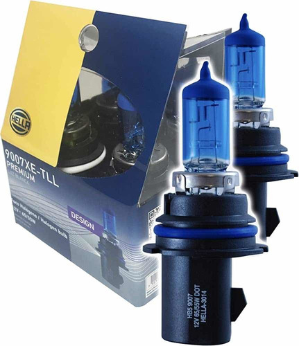 2x Focos Halógeno Hella Premium 4k Xenon 4200k 9007xe 65/55w