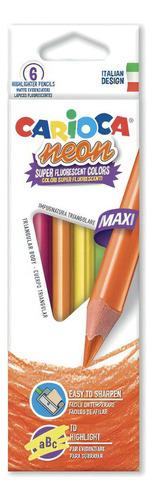 Lapices Color Carioca Neon X 6 projetado na Itália