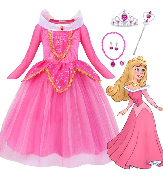 Vestido De Princesa Belle Durmiente Disfraz De Día Del Niño | Meses sin  intereses