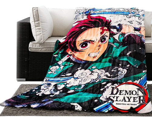 Just Funky Demon Slayer Tanjiro Manta De Forro Polar |45 X 6