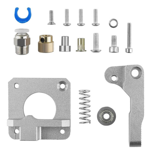 Extrusora Mk8 De Aluminio Gris Derecho Para Ender 3 Cr10