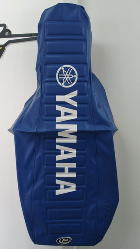 Funda Yamaha Xtz 125 Tsl  Antideslizante Azul Yamaha En Blan